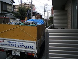 不用品回収 と引越し　横浜市泉区 (1)